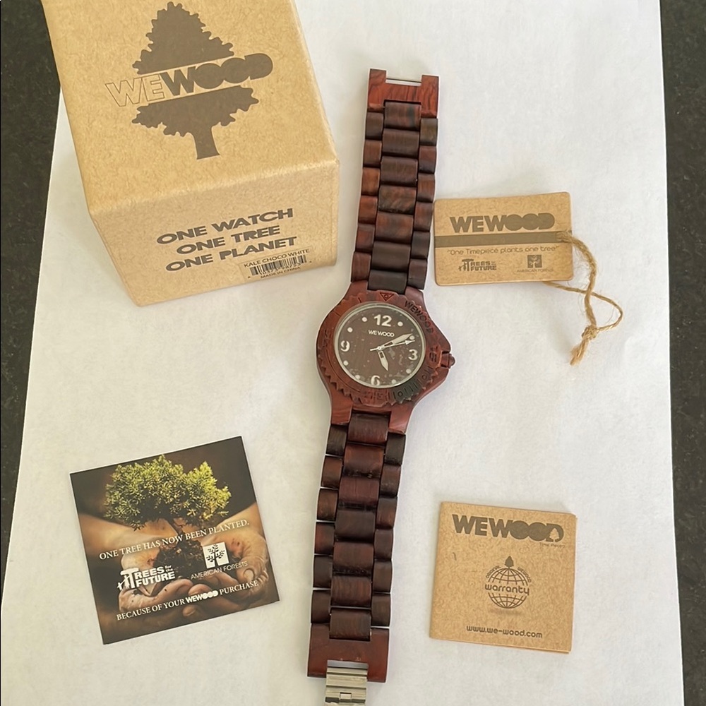 WeWood Brown Wooden Watch